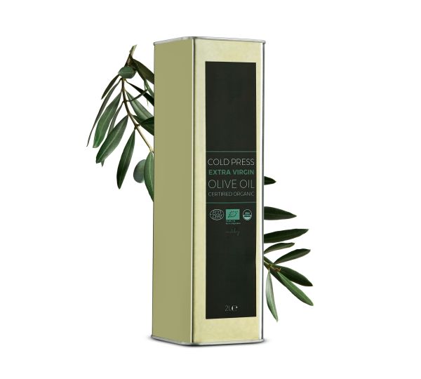 Certified ORGANIC / Early Harvest Cold Pressed Olive Oil / 2LT