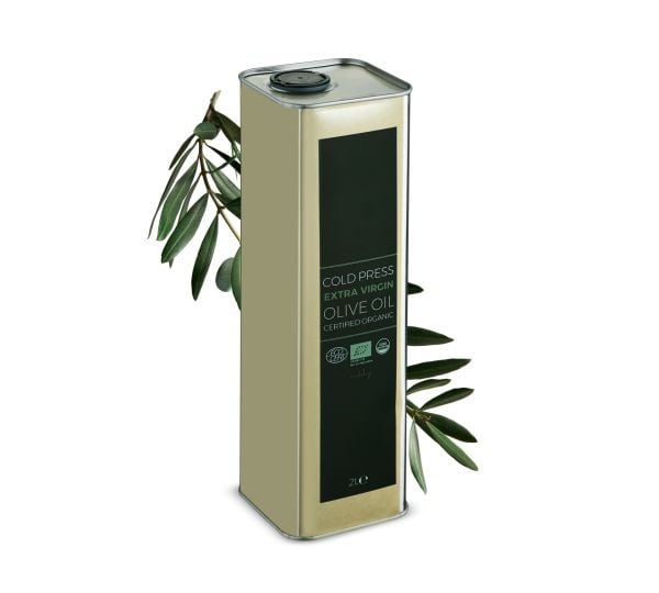 Certified ORGANIC / Early Harvest Cold Pressed Olive Oil / 2LT